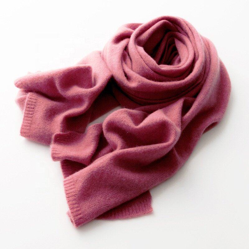 Scarf Shawl Factory - Unisex Long Pashmina Plain 100% Cashmere