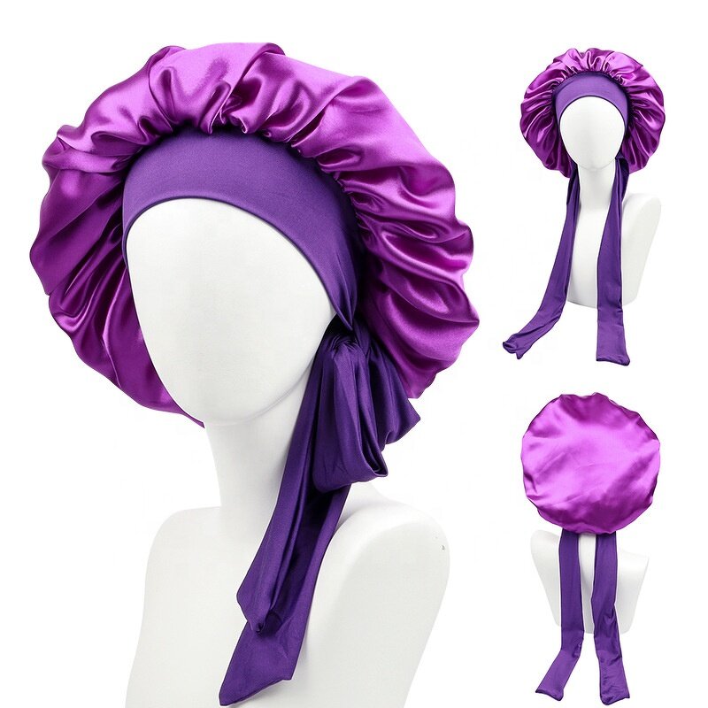 Satin Nightcap Manufacturer - Sleep Shower Head Wrap Elastic Band