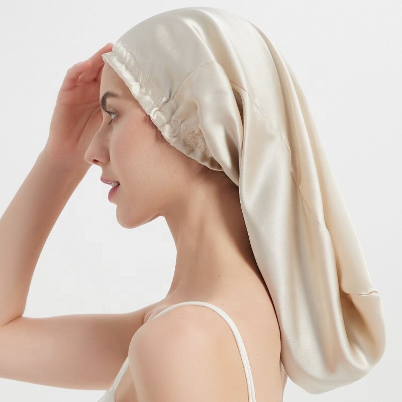 Silk Turban Manufacturer - 100% Mulberry Silk Long Curly Hair Care