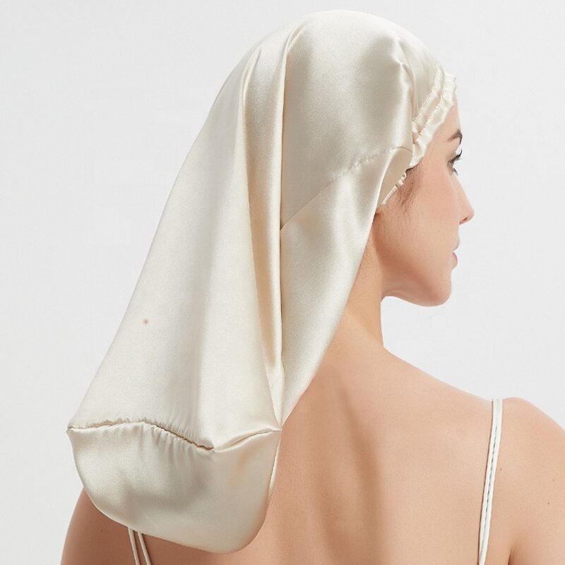 Silk Turban Manufacturer - 100% Mulberry Silk Long Curly Hair Care