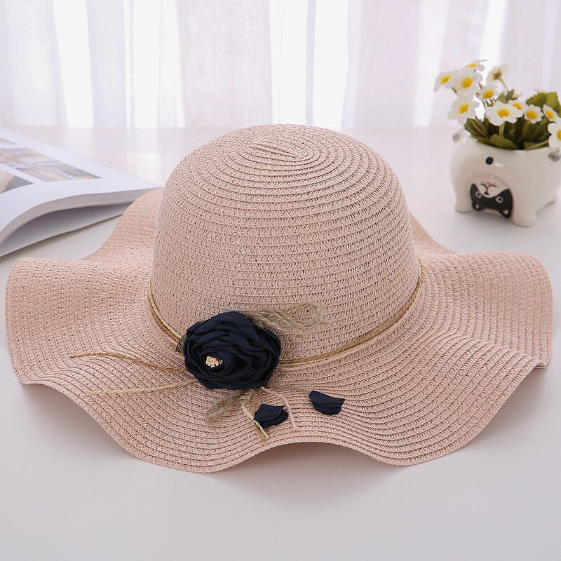 Straw Hat Factory - Beach Paper Women Wide Brim Female Hat