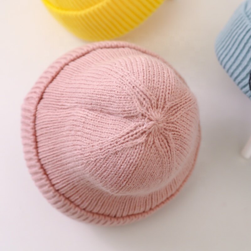 Toddler Beanie Manufacturer - Smile Face Cute Winter Fashion Hat