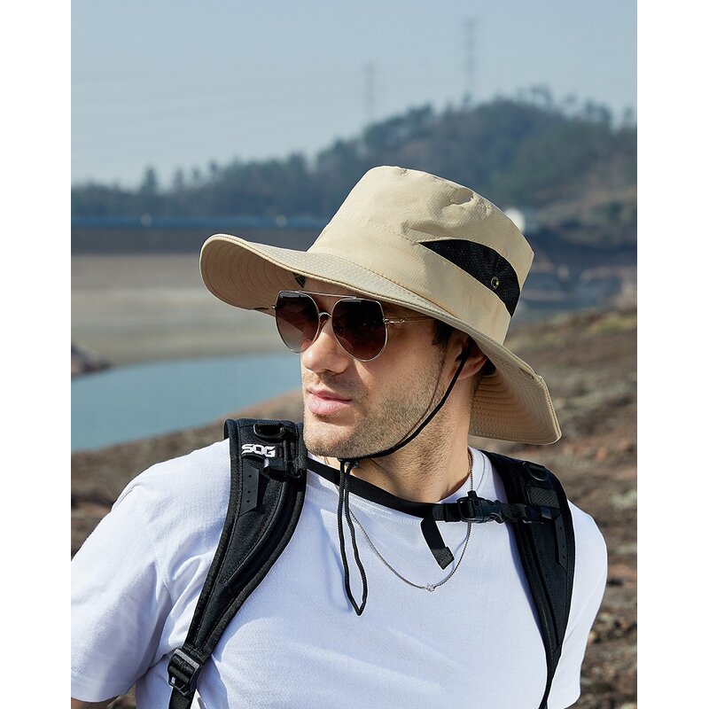 Safari Hat Manufacturer - Fisherman Adjustable String Sun Hat