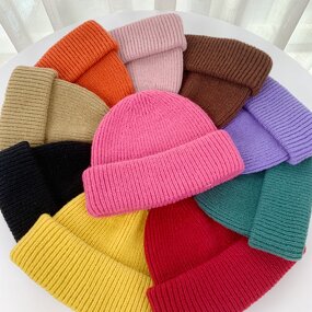 Winter Hat Manufacturer - Oversized Chic High Quality Knitted Beanie