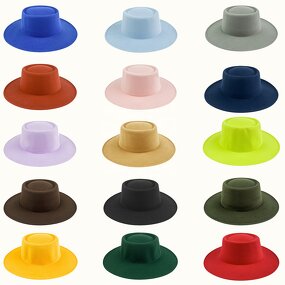 Felt Hat Manufacturer - Body Stiff Wide Brim Fedora Women Hat