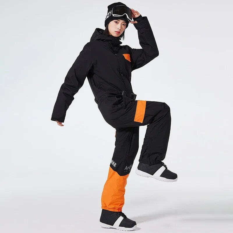 Ski Suit Manufacturer - Women Winter Waterproof Hooded Windproof Overalls