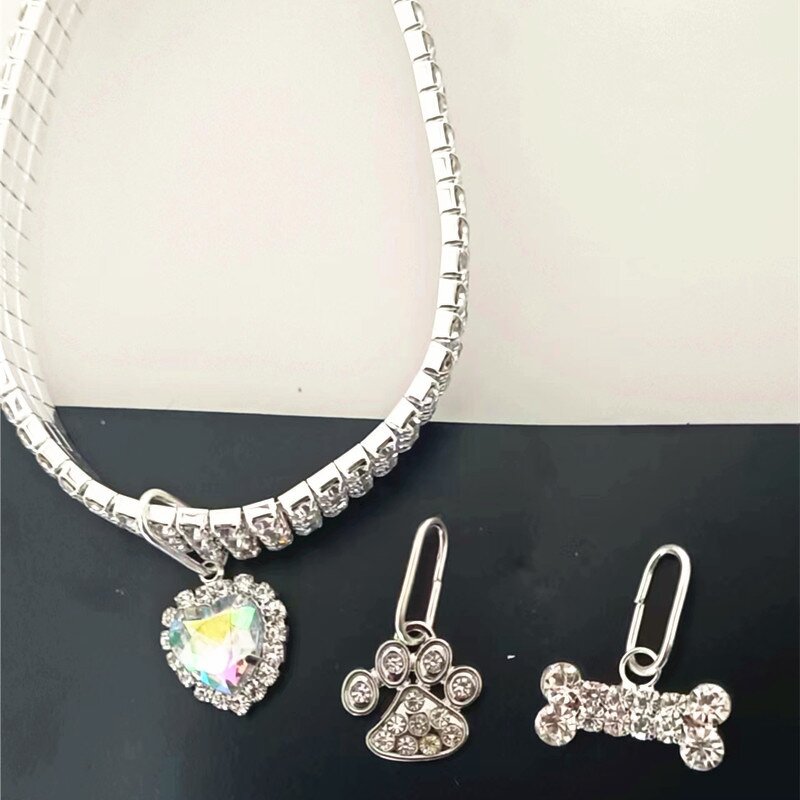 Dog Collar Factory - Fashion Pink Bow Cat Necklace Puppy Accessories