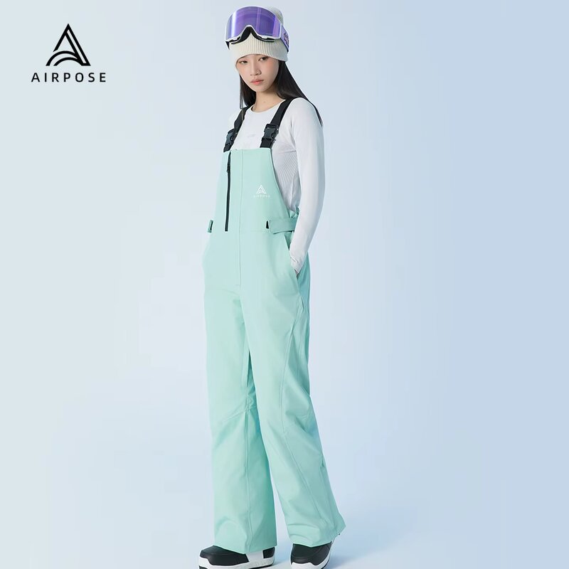 Bib Snow Pants Manufacturer - Unisex 3L Waterproof Windproof Loose