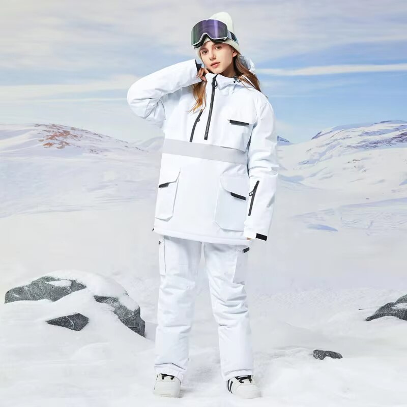 Skiing Suits Factory - New Winter Solid Color Professional Snowboard