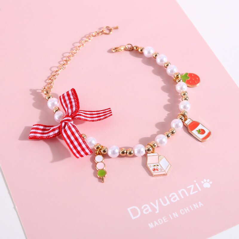 Pet Accessories Manufacturer - Cute Cat Dog Pearl Bow Ties Jeweled