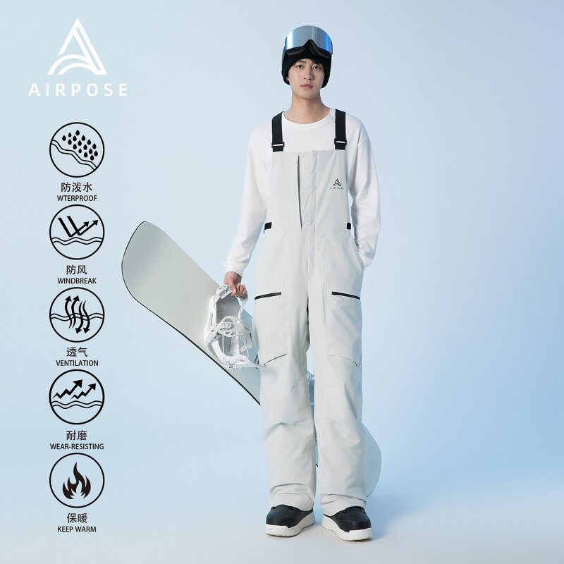 Ski Pants Manufacturer - New Bibs Strap Waterproof Warm One-pieces