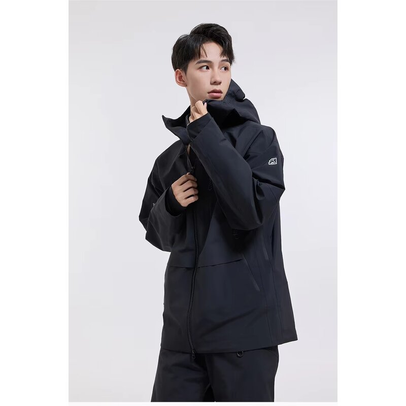 Skiing Suit Factory - New Winter Solid Color Hooded Waterproof Set