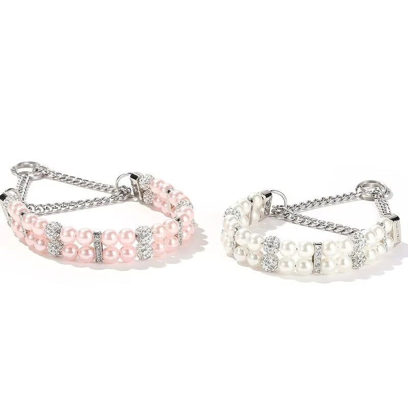Pet Collar Leash Set Manufacturer - Luxury Rhinestone-Jeweled PU Leather