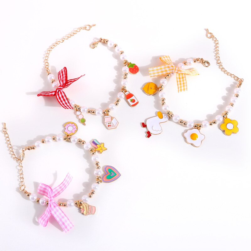 Pet Accessories Manufacturer - Cute Cat Dog Pearl Bow Ties Jeweled