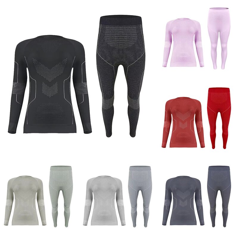 Ski Thermal Underwear Factory - Women Quick Dry Compression Tracksuit