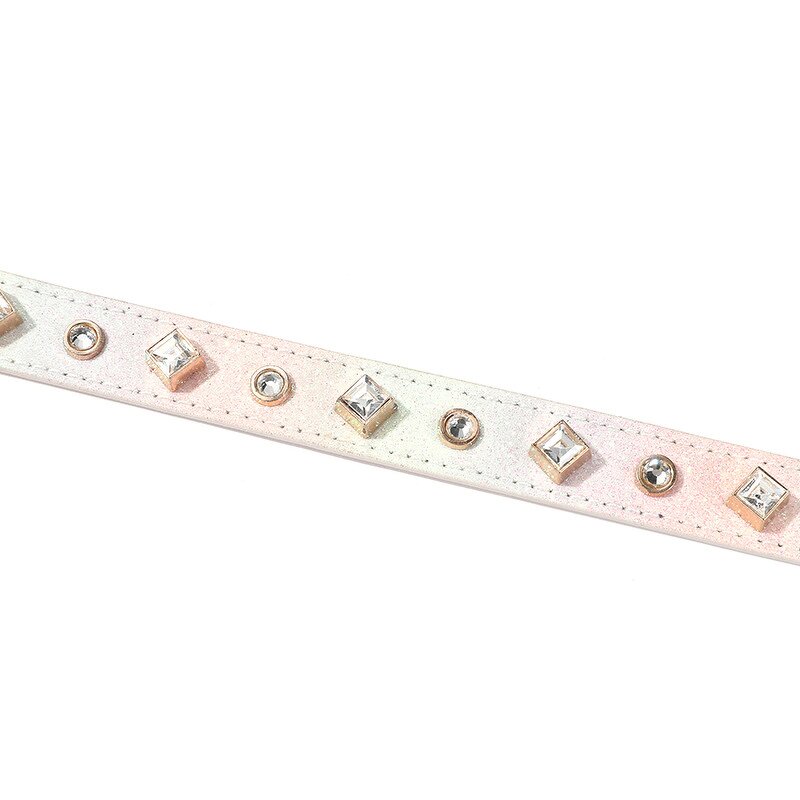 Cat Dog Collar Factory - Adjustable Lovely Rhinestone Imitation Pearl
