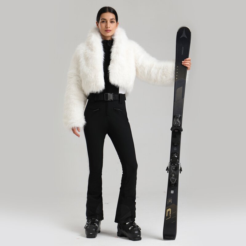 Ski Suit Factory - Winter Snowboarding Women Slim-fit Two-piece Set