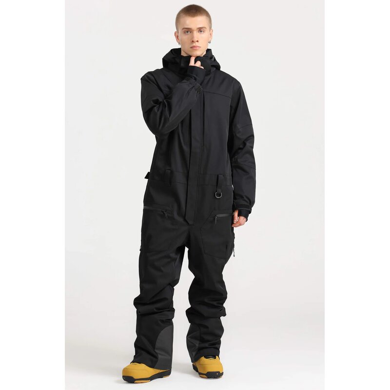 Ski Jumpsuit Manufacturer - Unisex Waterproof Windproof Thermal One-piece