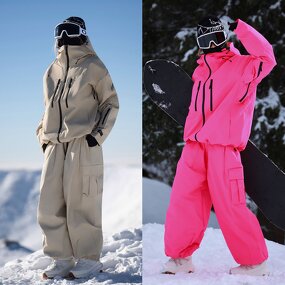 Ski Suit Manufacturer - Women Snowboarding -40 Degrees Windproof Split