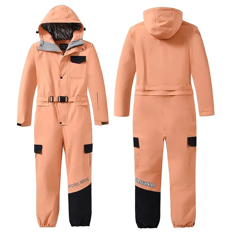 Ski Suit Manufacturer - Women Winter Waterproof Hooded Windproof Overalls