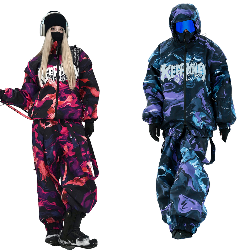 Ski Pants Manufacturer - Men Women Winter Windproof Waterproof Loose