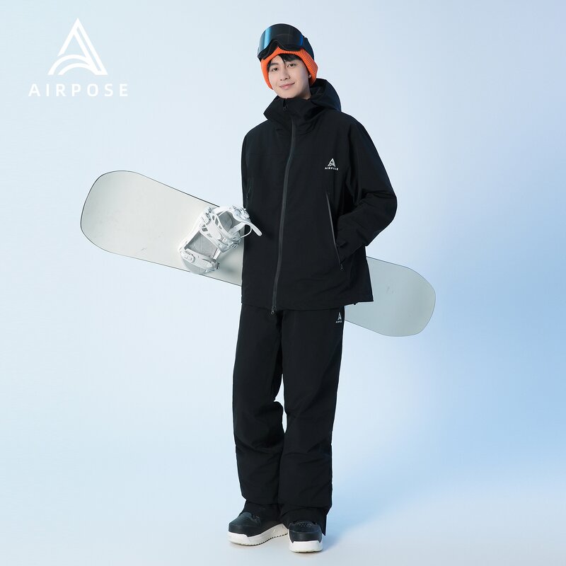 Snow Pants Factory - With Waist Protection Waterproof Ski Trousers