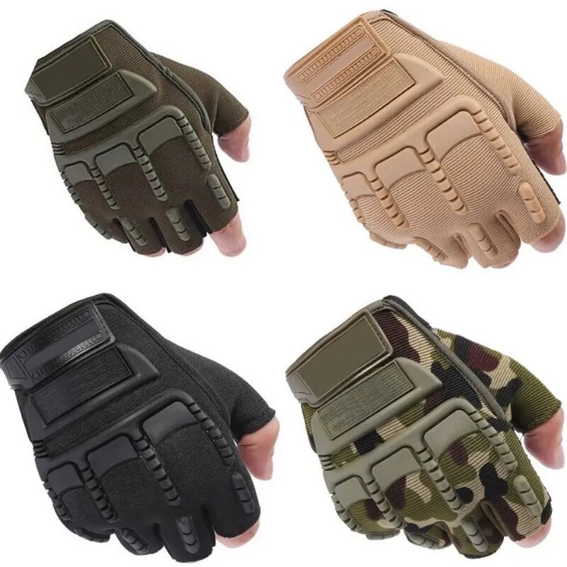 Motorcycle Gloves Manufacturer - Breathable Summer Polyester Half Finger