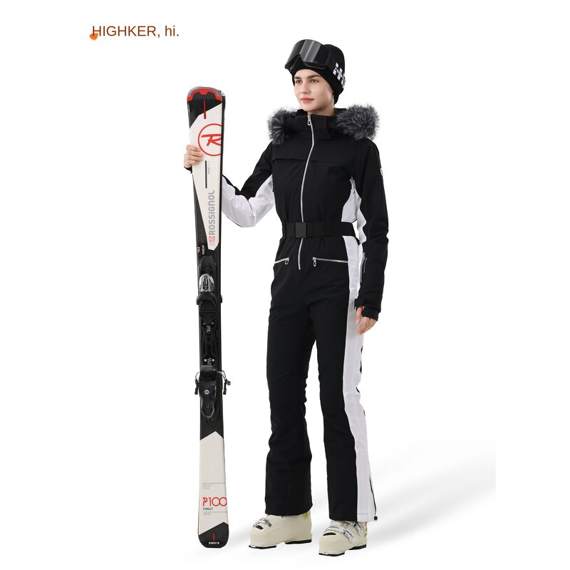 Ski Suit Factory - Men Professional One-Piece Loose Thickened Warm