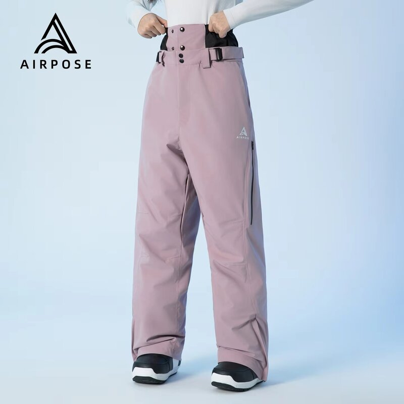 Snow Trousers Factory - Unisex Outdoor Waterproof Warm Straight-leg