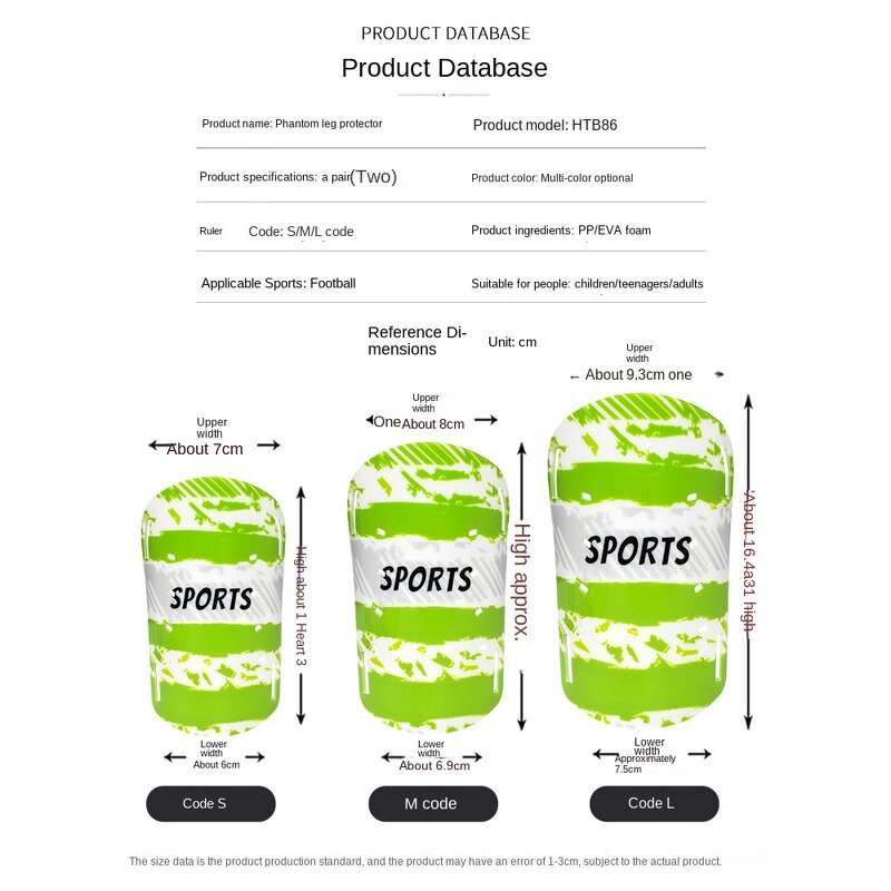 Shin Pads Factory - 1 Pairs Mini EVA Sponge Wear-Resistant Shock