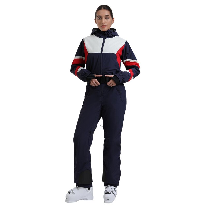 Skiing Jumpsuit Manufacturer - Winter New Female Waterproof Slim Suit