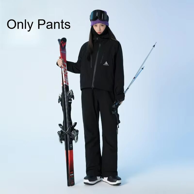 Snow Pants Factory - New Solid 3L Slim Fit Bib Trousers Women