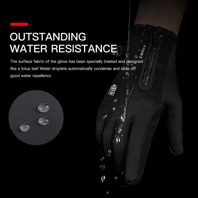 Ski Gloves Manufacturer - Winter Waterproof Windproof Velvet Thickened