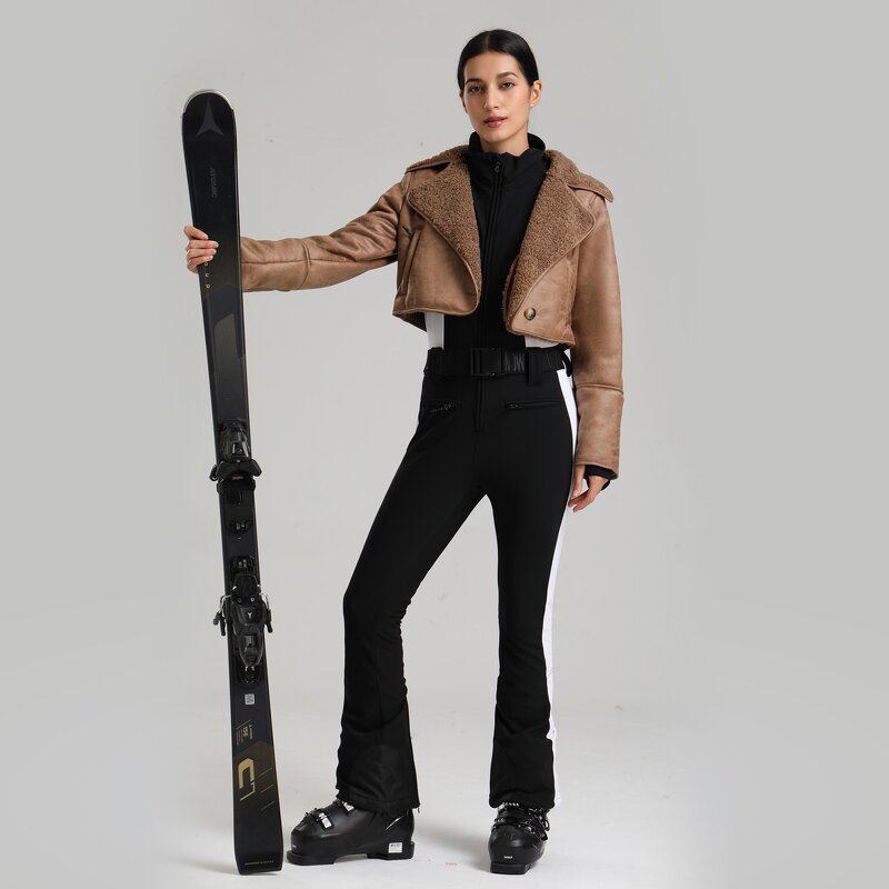 Ski Suit Manufacturer - Women Thickening Windproof Waterproof One-Pieces