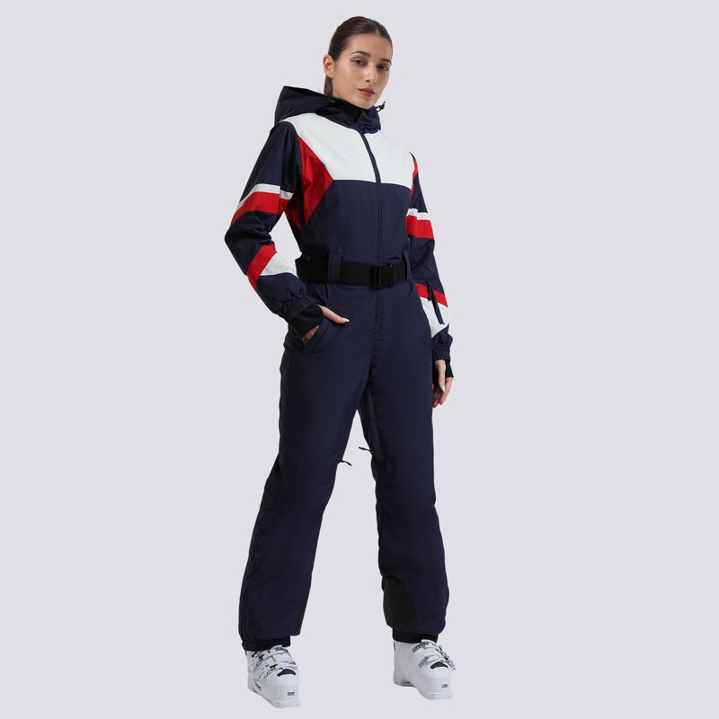 Skiing Jumpsuit Manufacturer - Winter New Female Waterproof Slim Suit