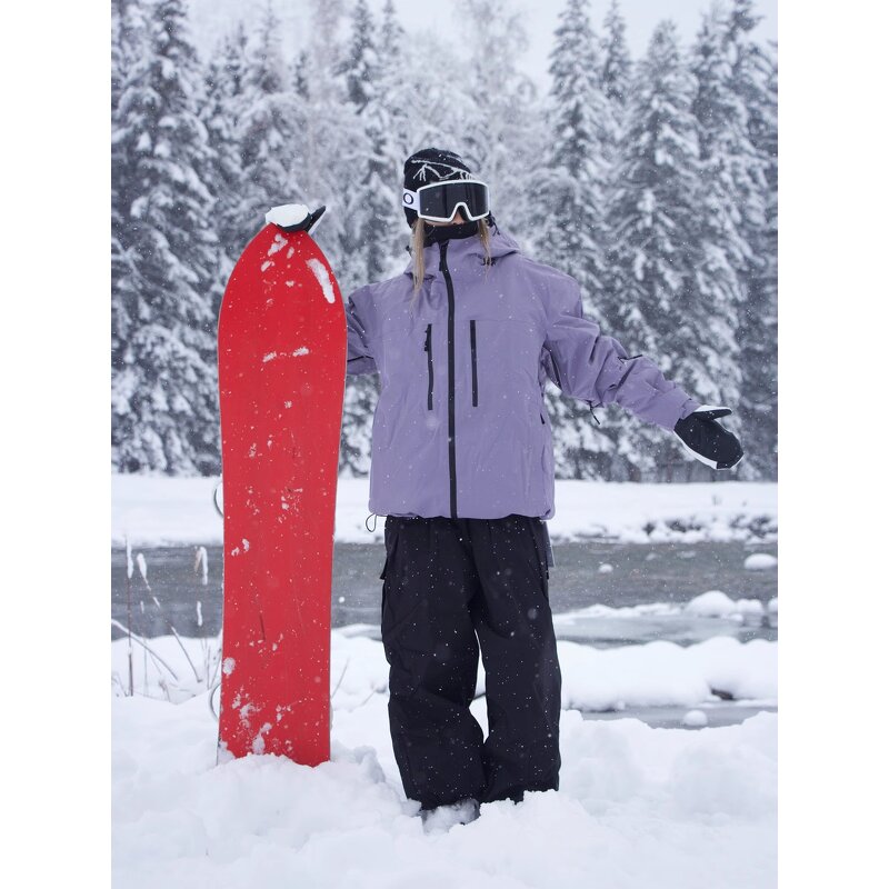 Ski Suit Manufacturer - Women Snowboarding -40 Degrees Windproof Split