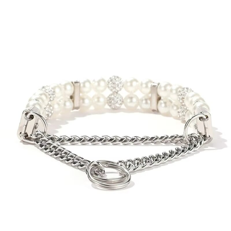 Pet Collar Leash Set Manufacturer - Luxury Rhinestone-Jeweled PU Leather