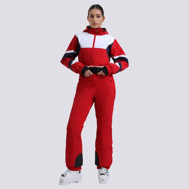 Skiing Jumpsuit Manufacturer - Winter New Female Waterproof Slim Suit