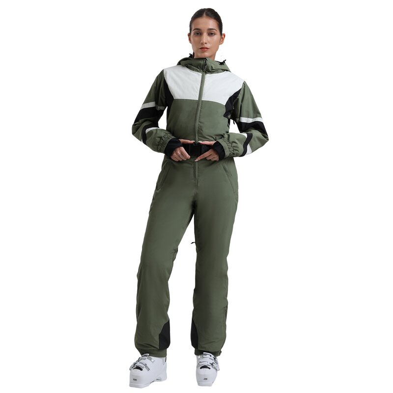 Skiing Jumpsuit Manufacturer - Winter New Female Waterproof Slim Suit