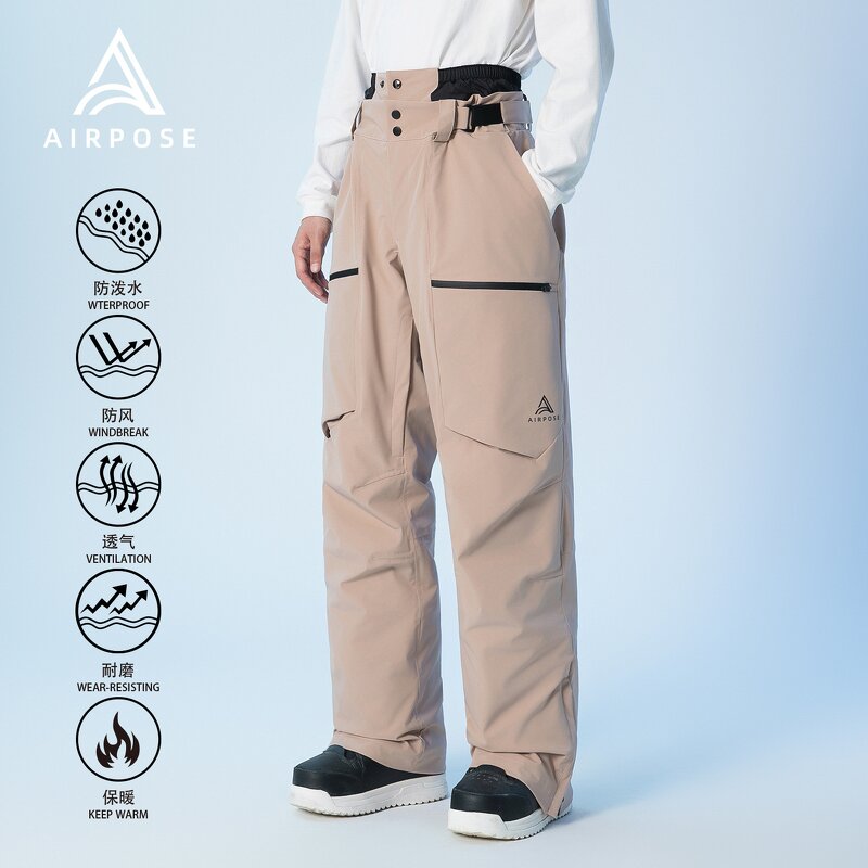 Snowboarding Pants Manufacturer - Male Female Jumpsuits Windproof Trousers