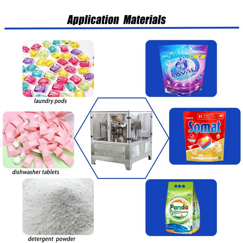 Packaging Machine Supplier - Dishwasher Tablets Premade Pouch