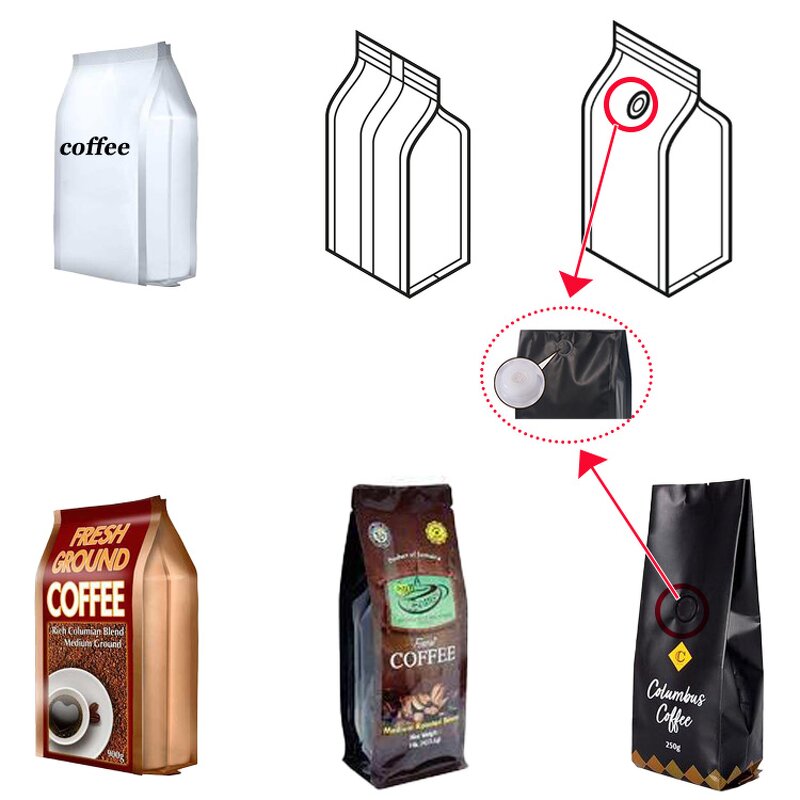 Packaging Machine Factory - Quad Seal Coffee Beans Packing