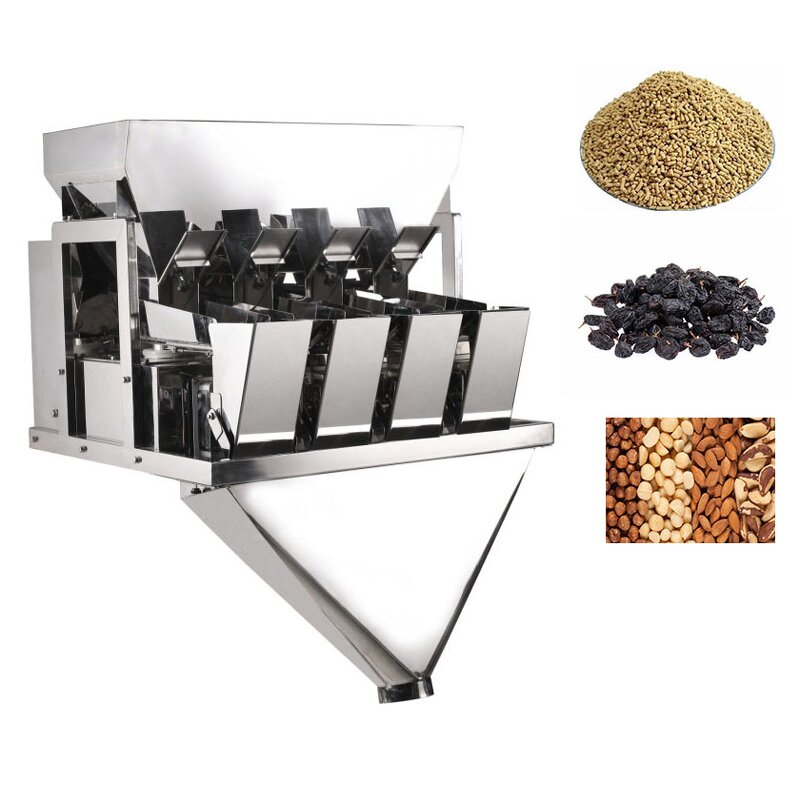 Linear Weigher Manufacturer - 4 Head Sugar Snack Filling