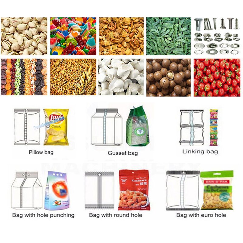 Packaging Machine Manufacturer - CE 100g-1kg VFFS Food Packing