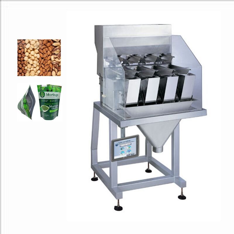 Linear Weigher Supplier - 2/4 Head 50g-1000g Weighing Machine