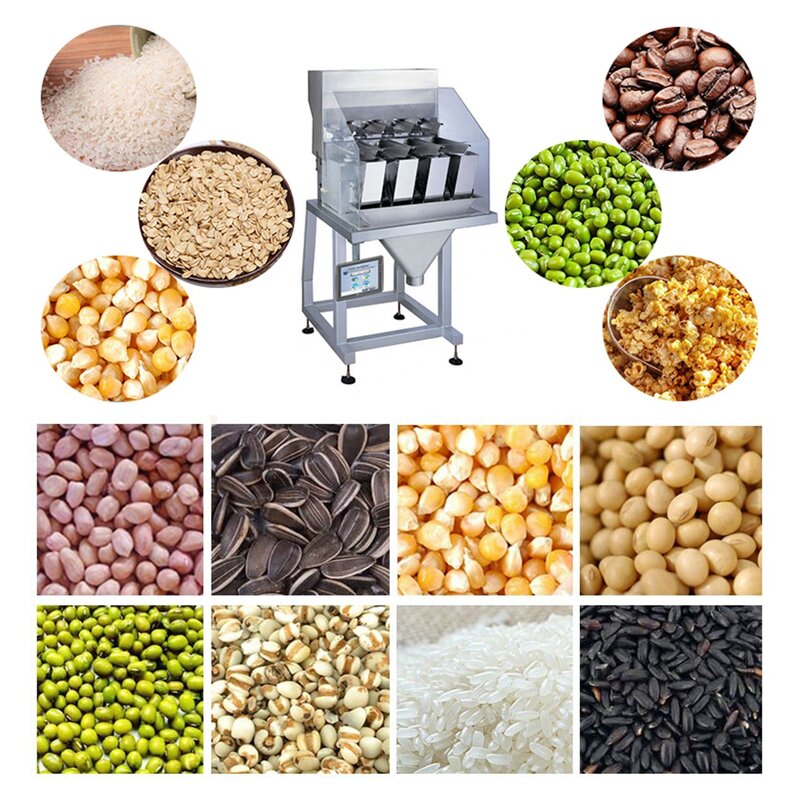 Linear Weigher Factory - 4 Head Sugar Rice Packing Machine