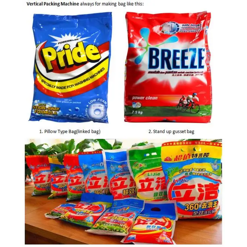 Packaging Machine Supplier - 500g-5kg Washing Powder VFFS