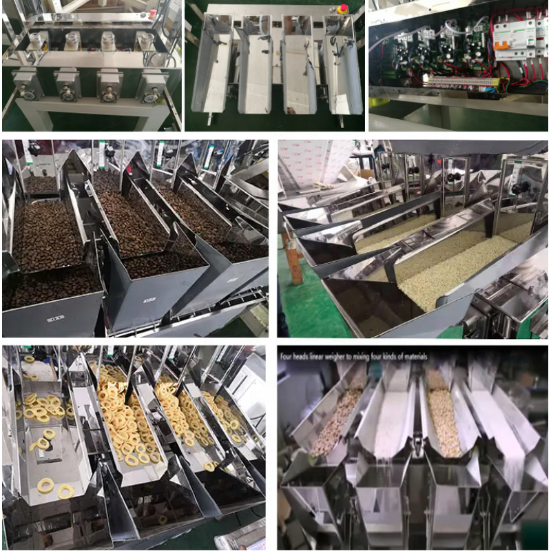 Linear Weigher Manufacturer - 4 Head Sugar Snack Filling