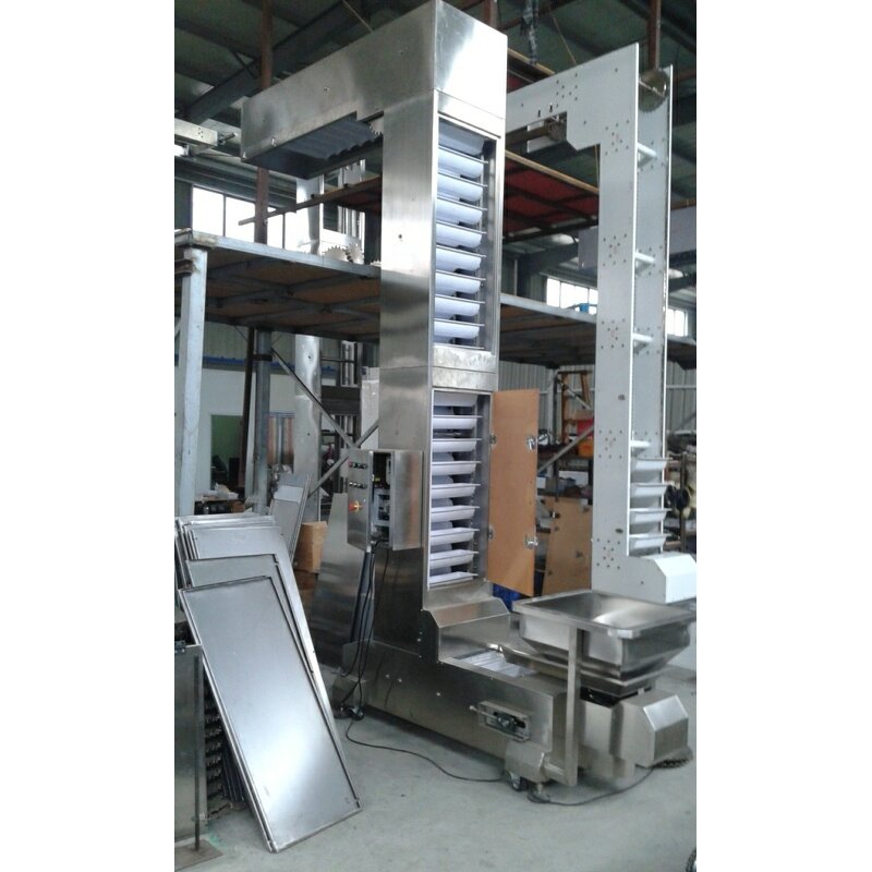 Stainless Steel Elevator Factory - 304 with Hopper for Pods