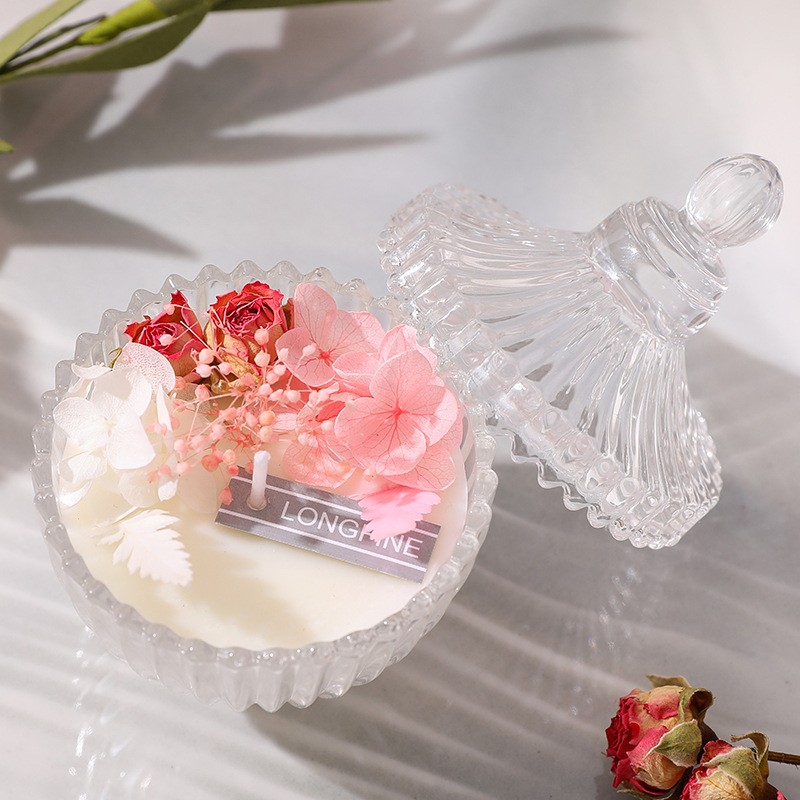 Scented Candles Factory - OEM Custom Gift Box Healing Crystal Aromatherapy